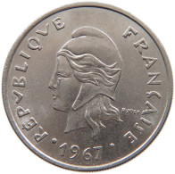 NEW CALEDONIA 20 FRANCS 1967  #c036 0479 - New Caledonia