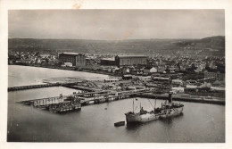 FRANCE - Cherbourg - Les Travaux Du Nouveau Port Commercial Pour L'accostage Des Paquebots - Carte Postale Ancienne - Cherbourg
