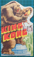 1933 KING KONG MOVIE ADVERTISEMENT / FOLDING BROCHURE - THE FILM PREMIRES IN THEATRES & CINEMAS IN ISTANBUL / TURKEY - Publicité Cinématographique