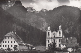 D8254) KIRCHENTAL Bei LOFER - Haus DETAILS U .Kirche ALTE S/w FOTO AK - Lofer