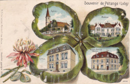 PETANGE - GRAND DUCHÉ DU LUXEMBOURG - LITHOGRAPHIE MULTIVUES DE 1907... - Pétange