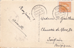 WILTZ - GRAND DUCHÉ DU LUXEMBOURG - CPA GLACEE DE 1949 - BEL AFFRANCHISSEMENT POSTAL. - Wiltz