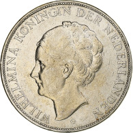 Pays-Bas, Wilhelmina I, 2-1/2 Gulden, 1930, Argent, TTB+, KM:165 - 2 1/2 Florín Holandés (Gulden)