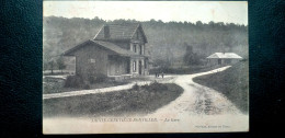 60 , Sainte Geneviève -Bonviller , La Gare En 1909........petite Trace Verso - Sainte-Geneviève