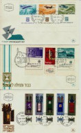 ISRAEL 1967 FDC YEAR SET - SEE 3 SCANS - Briefe U. Dokumente