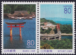 Japón 1998 Correo 2455/56 **/MNH Hiroshima.(2val.) - Neufs