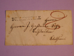 DF8 SUISSE   LETTRE DEVANT RARE  ENV. 1830  PETIT BUREAU  DURRENMUHLE  ++  AFF. INTERESSANT+ + - ...-1845 Préphilatélie