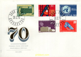 716418 MNH SUIZA 1970 SERIE DE PROPAGANDA - Unused Stamps