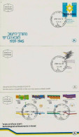 ISRAEL 1979 FDC YEAR SET WITH S/SHEET - SEE 5 SCANS - Cartas & Documentos