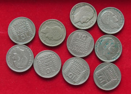 COLLECTION LOT FRANCE 10 FRANCS 10PC 71G  #xx38 060 - Collections