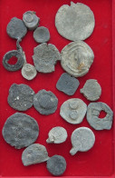 COLLECTION LOT EUROPE LEAD SEALS, OBJECTS DUG FOUNDS 18PC 139GR  #xx18 2024 - Andere - Europa