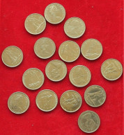 COLLECTION LOT CANADA 10 CENTS 16PC 35G  #xx2 2065 - Canada