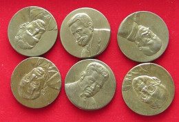 COLLECTION LOT MEDALS 6 GERMANS 6PC 77G  #xx2 1097 - Collezioni E Lotti