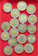 COLLECTION LOT ITALY 500 LIRE 18PC 131G BIMETALIC  #xx2 056 - Collections
