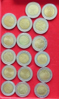 COLLECTION LOT ITALY 500 LIRE 17PC 116G  #xx2 038 - Verzamelingen