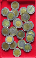 COLLECTION LOT ITALY 500 - 1000 LIRE BIMETALIC 23PC 165G  #xx34 2033 - Collections