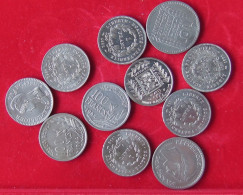 COLLECTION LOT FRANCE NICKEL 11PC 70GR  #xx22 058 - Collections