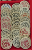 COLLECTION LOT UNITED STATES WOODEN NICKEL 24PC 62GR  #xx18 2029 - Verzamelingen