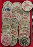 COLLECTION LOT UNITED STATES WOODEN NICKEL 24PC 66GR  #xx18 2033 - Colecciones