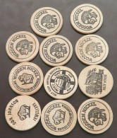 COLLECTION LOT UNITED STATES WOODEN NICKELS 11PC 28G  #xx8 086 - Verzamelingen