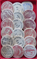 COLLECTION LOT UNITED STATES WOODEN NICKEL 18PC 51GR  #xx10 1082 - Collections