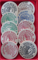 COLLECTION LOT UNITED STATES WOODEN DOLLAR 10PC 53GR  #xx10 1080 - Colecciones