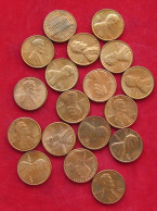 COLLECTION LOT UNITED STATES TOP 1 CENT 18PC 55G  #xx39 002 - Collezioni