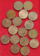 COLLECTION LOT NETHERLANDS ANTILLES TOP 21/2 CENTS 17PC 71GR  #xx20 1063 - Verzamelingen