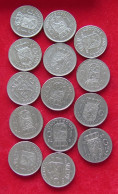 COLLECTION LOT NETHERLANDS 1 GULDEN 14PC 86G  #xx37 014 - Colecciones