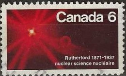 CANADA 1971 Birth Centenary Of Lord Rutherford (scientist) - 6c. -The Atom FU - Gebruikt