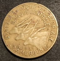 CAMEROUN - ETATS DE L'AFRIQUE EQUATORIALE - 10 FRANCS 1965 - KM 2a - Camerún