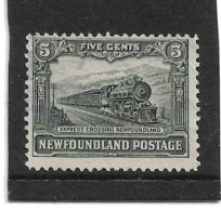 NEWFOUNDLAND 1928 5c SG 168a PERF 14 - 13½ FINE USED Cat £16 - 1908-1947