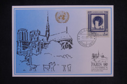 NATIONS UNIES - Carte Maximum En 1991  - L 148558 - Maximum Cards