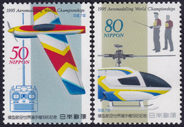 Japón 1995 Correo 2206/07 **/MNH Campeonato Mundial De Aeromodelismo.(2val.) - Nuovi