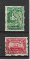 NEWFOUNDLAND 1929 1c, 2c SG 179/180 FINE USED PERKINS BACON PRINTING - 1908-1947