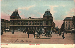 CPA Carte Postale Belgique Bruxelles Gare Du Nord 1906 VM73855 - Cercanías, Ferrocarril