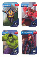 4 CARTES MARVEL - Marvel