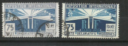 France Exposition Arts Décos N°215 Et 215 Avec Bandeau Bleu Ciel    Oblitérés  B/TB  Voir Scans Soldé ! ! ! - Used Stamps