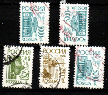 1995 - Russia 6118 + 6120 + 6121 X 3 Ordinaria      ----- - Usati