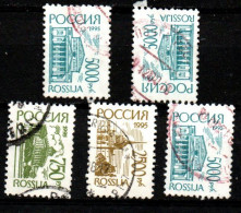1995 - Russia 6118 + 6120 + 6121 X 3 Ordinaria      ----- - Oblitérés
