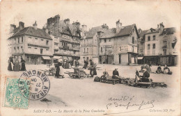 FRANCE - Saint-Lo - Marché De La Place Gambetta - Carte Postale Ancienne - Autres & Non Classés