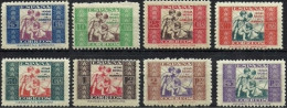 SPAIN 1934 BENEFICENCIA HUERFANOS DE CORREOS  EDIFIL  1/8 ** MNH - Beneficenza