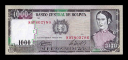 Bolivia 1000 Pesos Bolivianos 1982 Pick 167a(3) Sc Unc - Bolivien