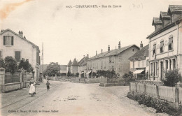 FRANCE - Champagney - Rue Du Centre - Carte Postale Ancienne - Champagney