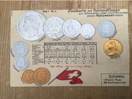 Schweiz Munzwesen - Monnaies (représentations)