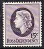 ROSS N° 8 XX Expédition Néo-zélandaise Transantarctique Elisabeth II 15 C. Violet Foncé TB - Andere & Zonder Classificatie