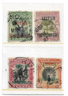 NORTH BORNEO 1901 - 1905 2c, 3c, 4c, 5c SG 128, 129b, 130, 131a FINE USED Cat £9 - North Borneo (...-1963)