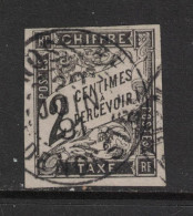 Colonies Générales 1859-1865 - Nossi Be - Yvert Taxe 2 - Oblitéré NOSSI BE - Postage Due