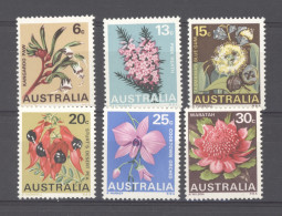 Australie  :  Yv  367-72  **  Fleur - Flower - Mint Stamps