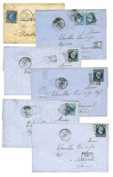 FRANCE : Ensemble De 12 Plis Période 1856/1861 - Other & Unclassified